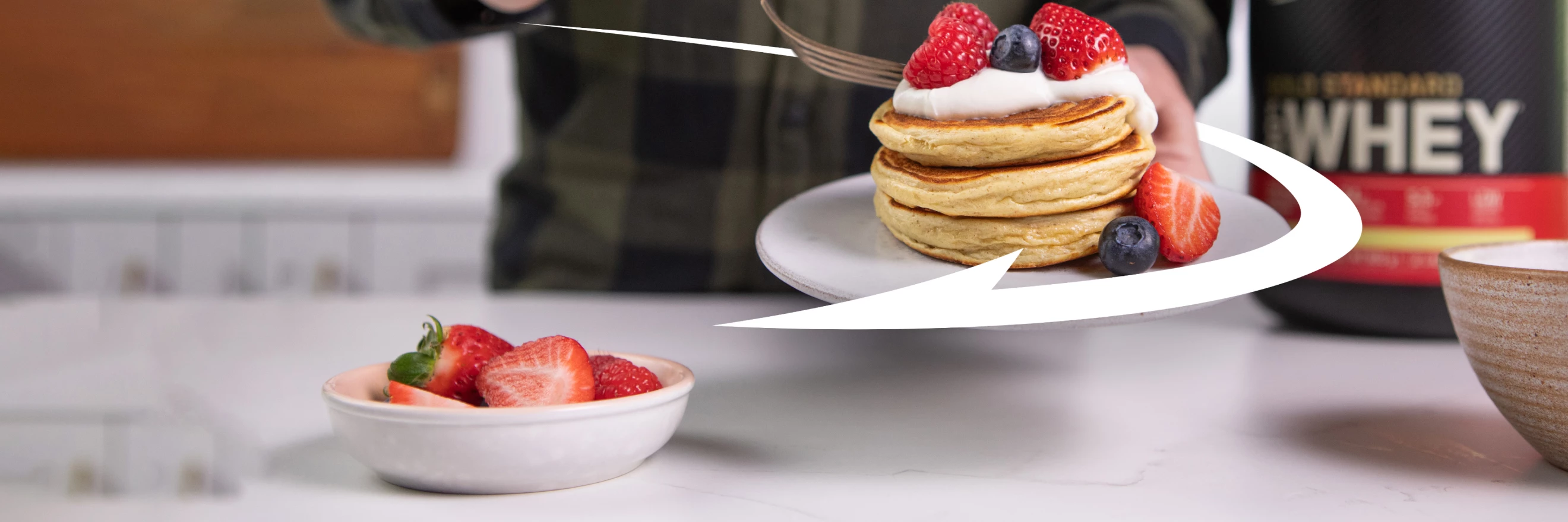 Pancakes proteici salutari