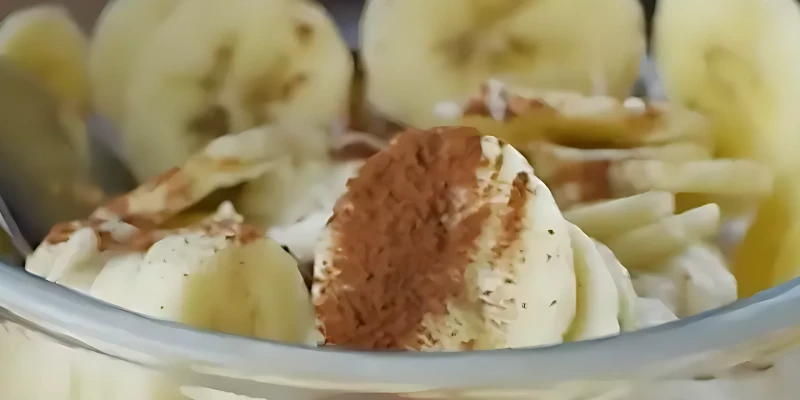 Yogurt, banana e Gold Standard 100% Casein
